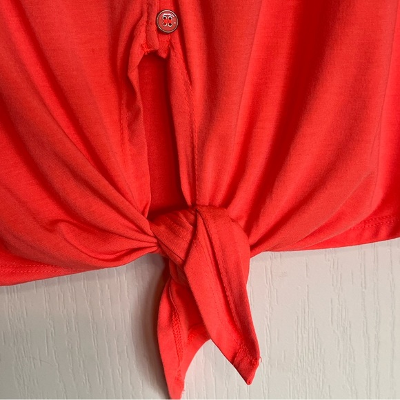 🌺NYGARD Ladies Cap Sleeve Coral Shirt - Picture 4 of 8